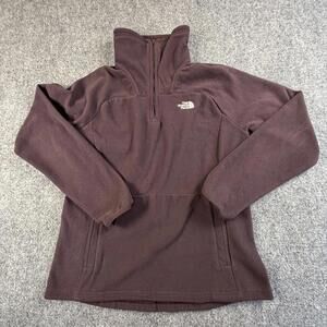 The North Face Women's Brown Fleece Jacket Medium #1393